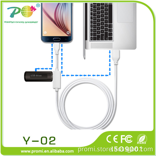High quality double side USB OTG Cable for Android